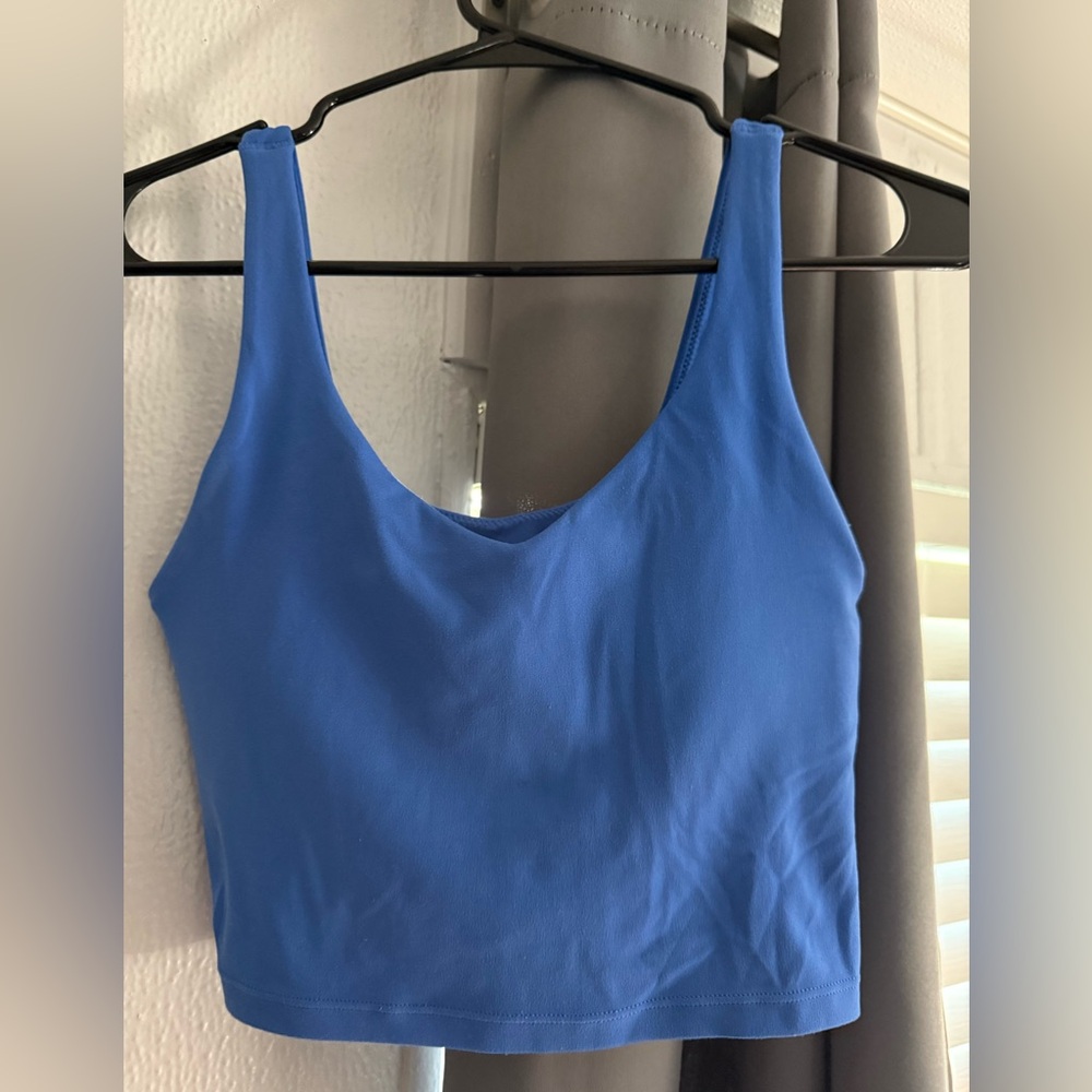 Aerie Blue Fitted Tank Top